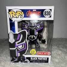 Funko Pop! Vinyl: Marvel - Black Panther (GITD) - Target Exclusive #830