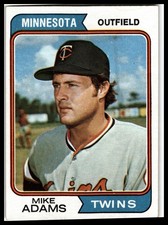 1974 Topps #573 Mike Adams