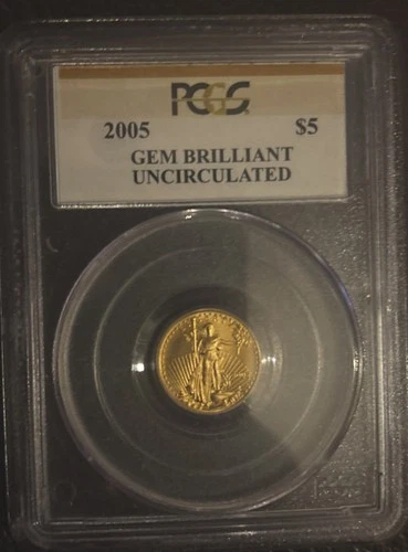American Eagle 2005 $5 Gold Coin PCGS Uncirculated