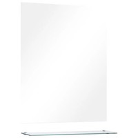 Wandspiegel Mit Regal 50×60 Cm Hartglas