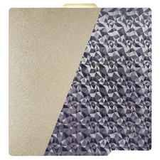 LANEKGU 257x257mm Double Sided Build Plate for Bambu Labs, Textured PEI + Smo...