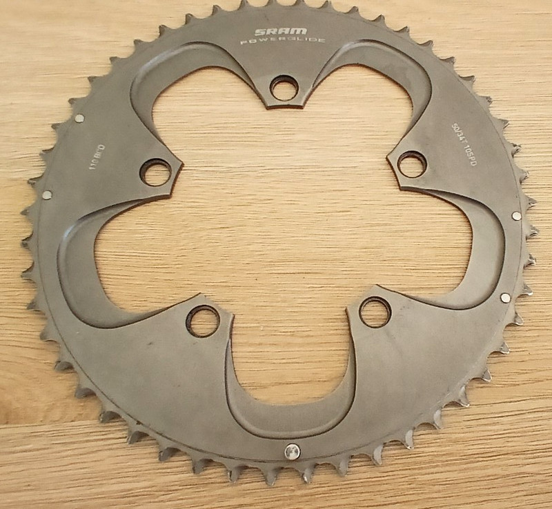 SRAM Powerglide 110 BCD 50T 10 Speed Chainring