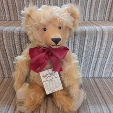 Merrythought Golden Wellington LE Bear 1067/2500 OHNE KNURRER 38 cm Top Zustand 