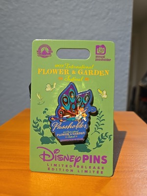 2025 EPCOT Disney Parks Flower & Garden Alice In Wonderland Passholder AP LR Pin