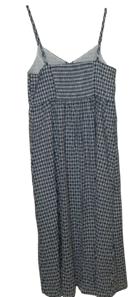 Vestido MODCLOTH Negro Guinga Claramente Carismático Midi Botón Vestido Grande Foto 4 de 4