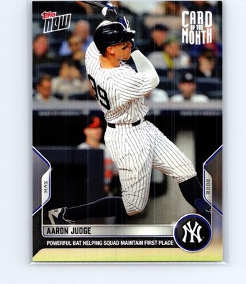 2022 Topps Now Card of the Month Aaron Judge #M-MAY