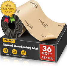 Sound Deading Material for Cars 157 MIL 4 Mm 36 Sqft Sound Deadening Mat