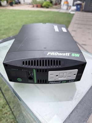 Xantrex PROwatt SW 600 600W 12V DC to 120V AC Power Inverter RV/Marine