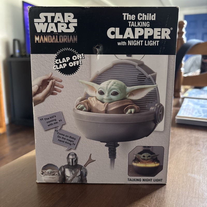 The Mandalorian: The Child Talking Clapper with night light