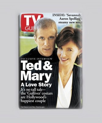 Ted Danson Mary Steenburgen TV Guide 1996 - 2''x3'' Fridge MAGNET