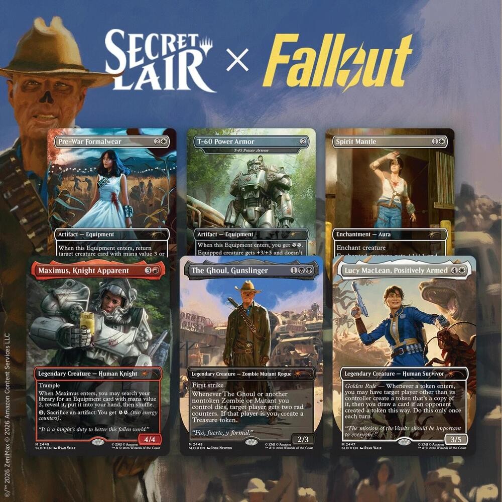 Magic the Gathering Secret Lair x Fallout Beyond Vault 33 Non-Foil