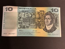 1991 FRASER COLE $10 BANKNOTE A/UNC   JUDGE CONDITION OF YOURSELF
