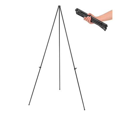 Sign Board Display Folding Easel Quick Set Up 61'' tall Weddings Presentations