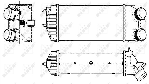 Fits NRF 30278 INTERCOOLER / CHARGER