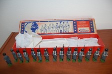 Lot of 15 Britains Lead British Grenadier Guards in Winter Greatcoats w box PICS