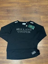 Holland Cooper Diamante Long Sleeve Crew Neck Tee RRP £59