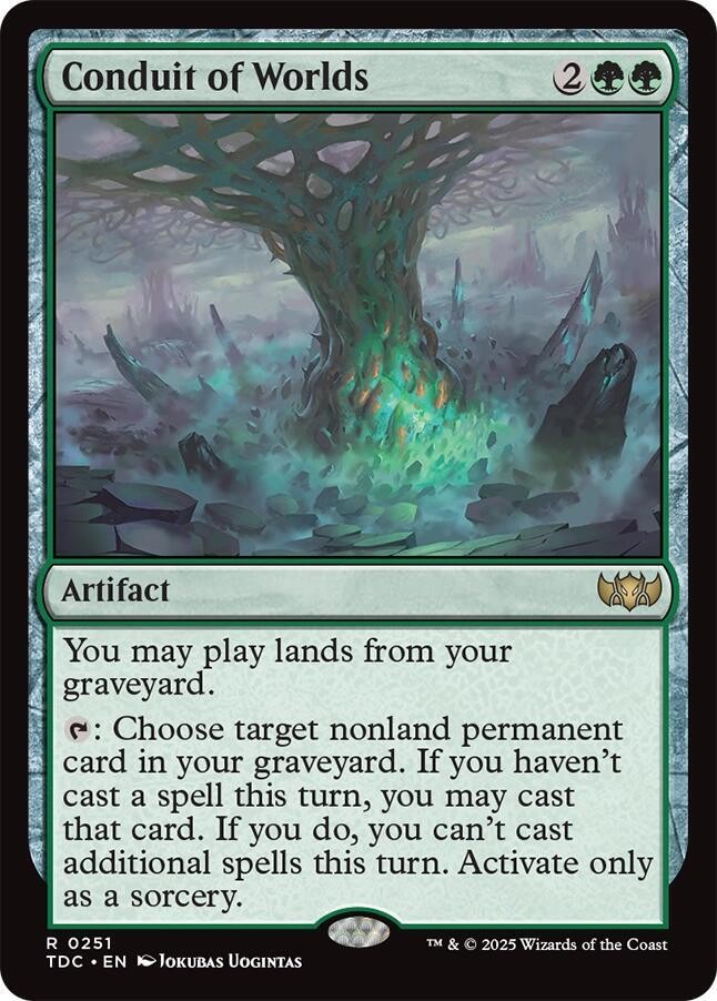 Conduit of Worlds TDC 251 English NM - MTG