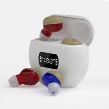 Hearing Aid, Rechargeable Personal Sound Amplifier, Discreet In-Ear Design