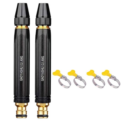 #ad High Pressure Diamond Nozzle Water Gun Car Wash Garden Hose Spray 1 2PCS $11.90