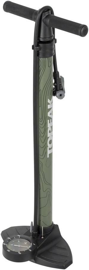 Topeak JoeBlow Mountain II Floor Pump - Steel Barrel, 60 PSI