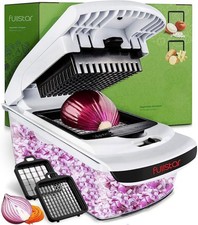Fullstar Vegetable Chopper 9-in-1 Slicer Dicer Spiralizer with Container PRO
