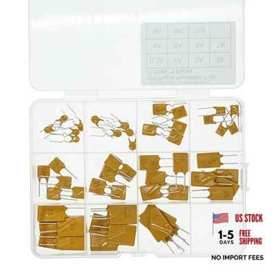 11 Types x 5 Pieces, Total 55 Pieces 16V Plug in Resettable Fuse 0.5A 1A 2A 3A