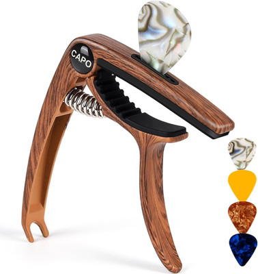 6-String Guitar Capo for Acoustic & Electric Guitars - Universal Clamp