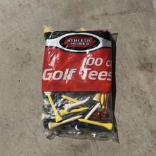 100 Ct Professional Tee 2 1/8" Wood Tees MULTI Color