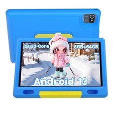 Kids Tablet 7/10.1" Android 13 Tablets 32GB 64GB with Shockproof for 3-12 Tablet