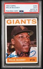 1964 Topps Willie McCovey Signed Baseball Card PSA 5 PSA/DNA Certified 10 HOF