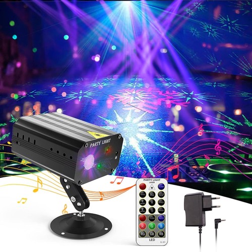 6 Farben 24 Muster LED Discokugel Lichteffekt Magic RGB DJ Party lichtorgel DE - Bild 9 von 11