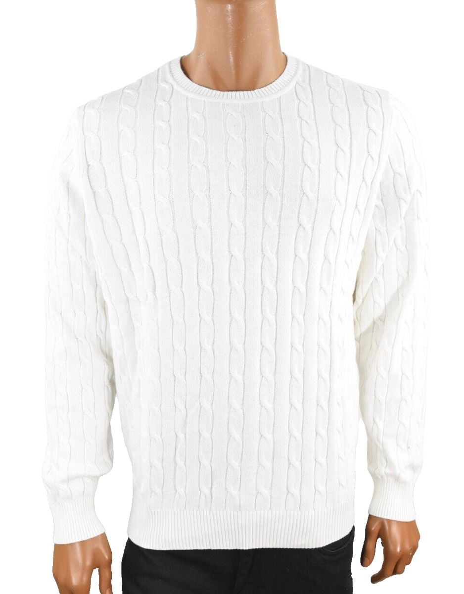 Cable Knit Club Room Mens Sweaters Club Room Men's Cable-Knit - Main Image