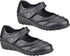 Womens Touch Fastening EEE Wide Fit Walking Lightweight Nurse Hospital  Shoes