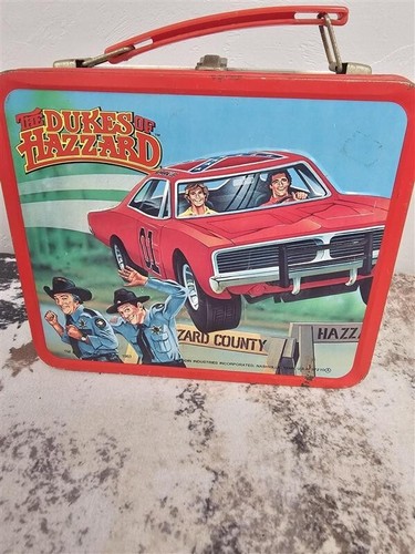 1980 Dukes Of Hazzard Brotdose und Thermoskanne Bo & Luke Duke General Lee Daisy - Bild 18 von 23