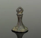 ANCIENT MEDIEVAL BRONZE SEAL MATRIX  WITH COCKEREL 14TH CENTURY AD