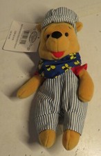 Walt Disney Choo Choo Winnie the Pooh Train Conductor 9'' Plush Stuffed Animal