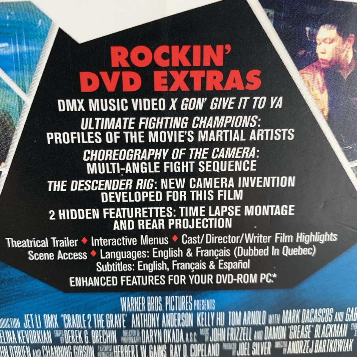 Cradle 2 the Grave (Full Screen Edition) Jet Li DMX 85392329427| eBay