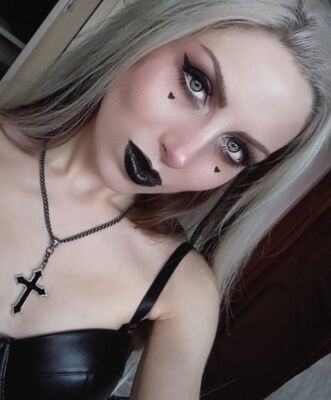 Alchemy Gothic Osbourne's Black Aiguise Cross Pendant Skull Ozzy