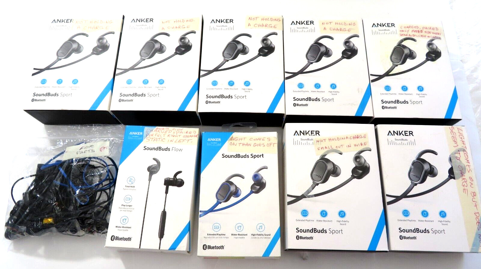 13 Anker SoundBuds Sport Ear Hook Bluetooth A3233H12 + A3260