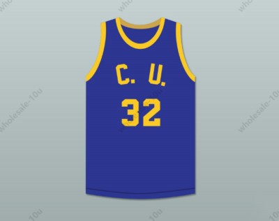 CUSTOM Moll 32 Cadwallader University Blue  Jersey Fast BreakStitched S-6XL