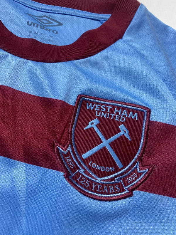 Maillot Extérieur West Ham United 23/24 Umbro – Blanc – Hammers Jersey – De M Au 4XL