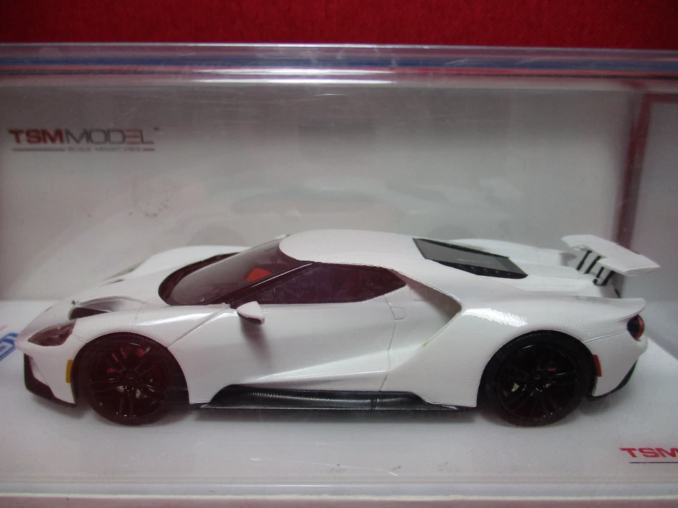1/43 Scale Ford GT 2016 White Race Mode N American International Auto Show TSM - Image 2 of 3
