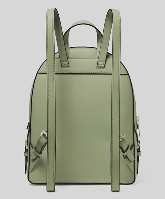 New Michael Kors Jaycee Medium Zip Pocket Backpack Leather Light Sage New Michael Kors Jaycee Medium Zip Pocket Backpack Leather  main image 2