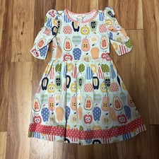 Matilda Jane Girls Size 4 Pear Apple   Dress