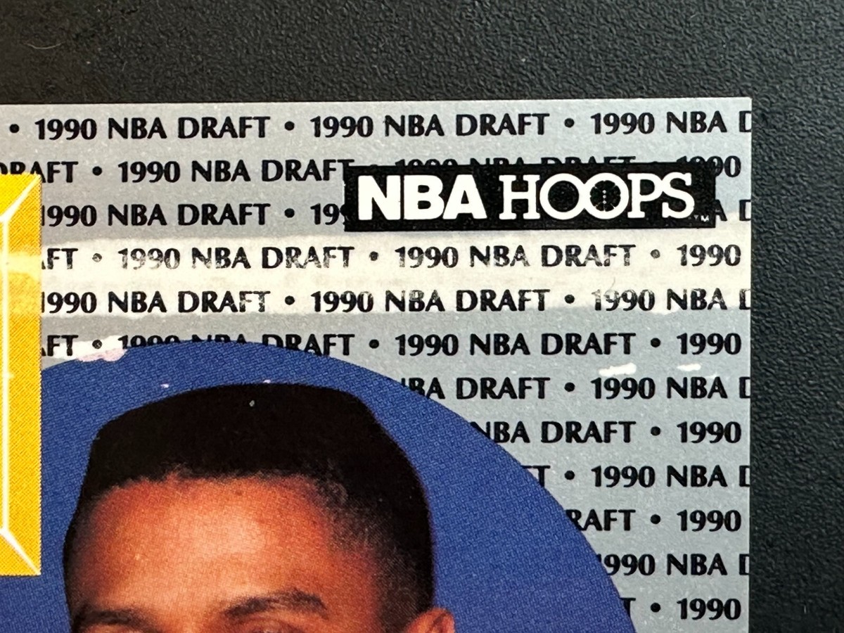Chris Jackson 1990-91 NBA Hoops RC Error White (Missing