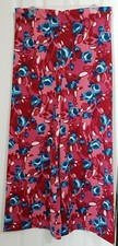 Floral Wide Leg Pants Sz S/M Boho Hippie Colorful Vtg Handmade Read Description