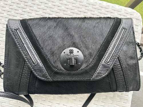 ELLIOTT LUCCA ~ Cordoba Clutch- oder Schultertasche PONYHAAR ERSTAUNLICHER ZUSTAND - Bild 2 von 11