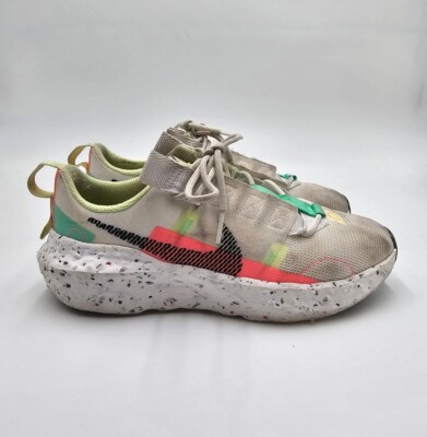 nike crater impact summit white green glow