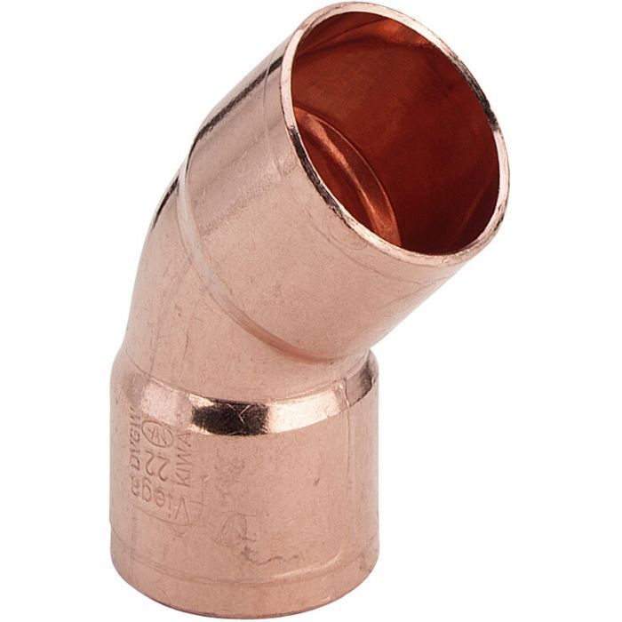 Viega Bogen 101077, 18 мм, 45 градусов, Kupfer