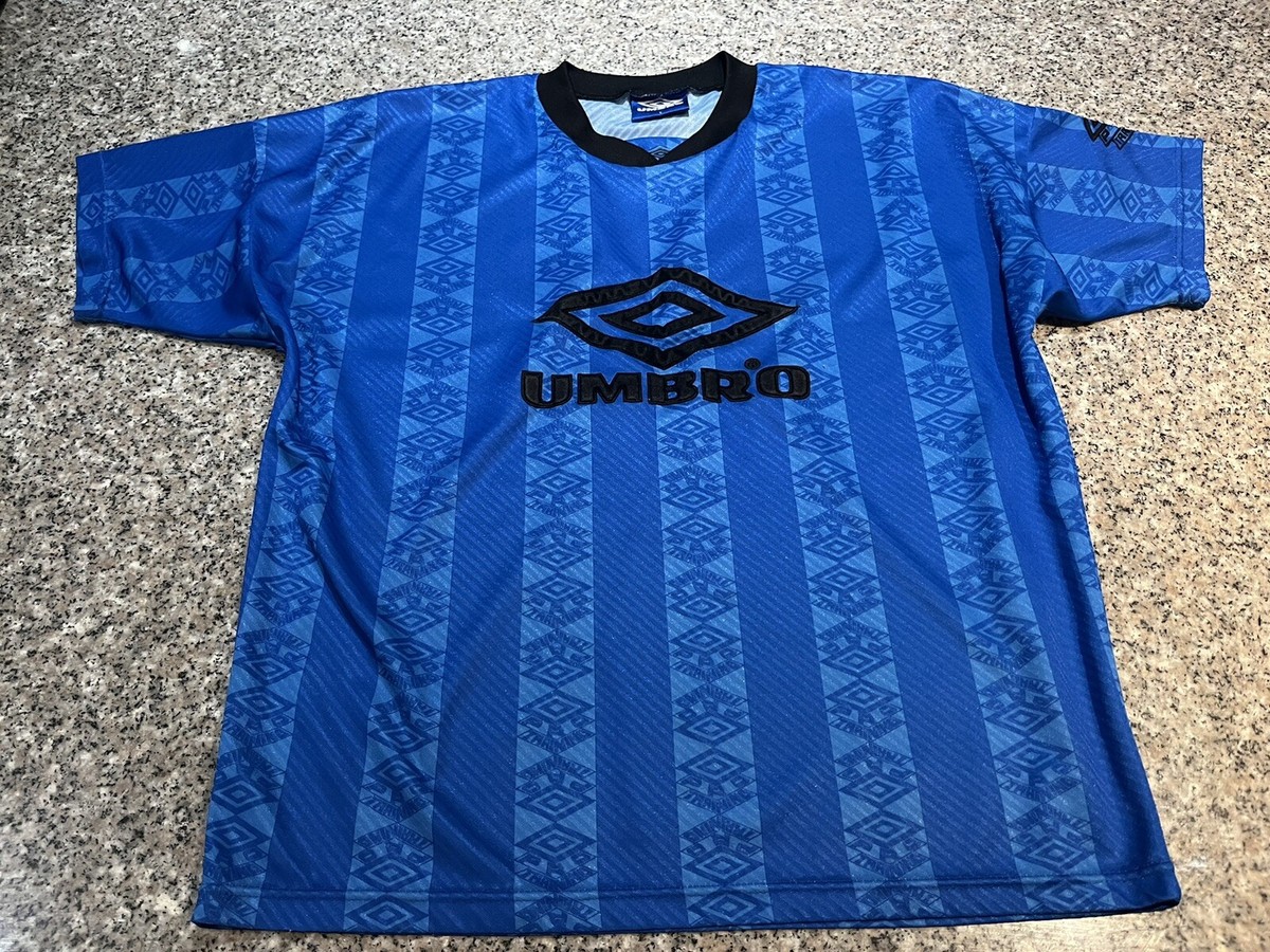 Vintage 1990s Umbro Pro Training football Shirt Men's Large | eBay UK